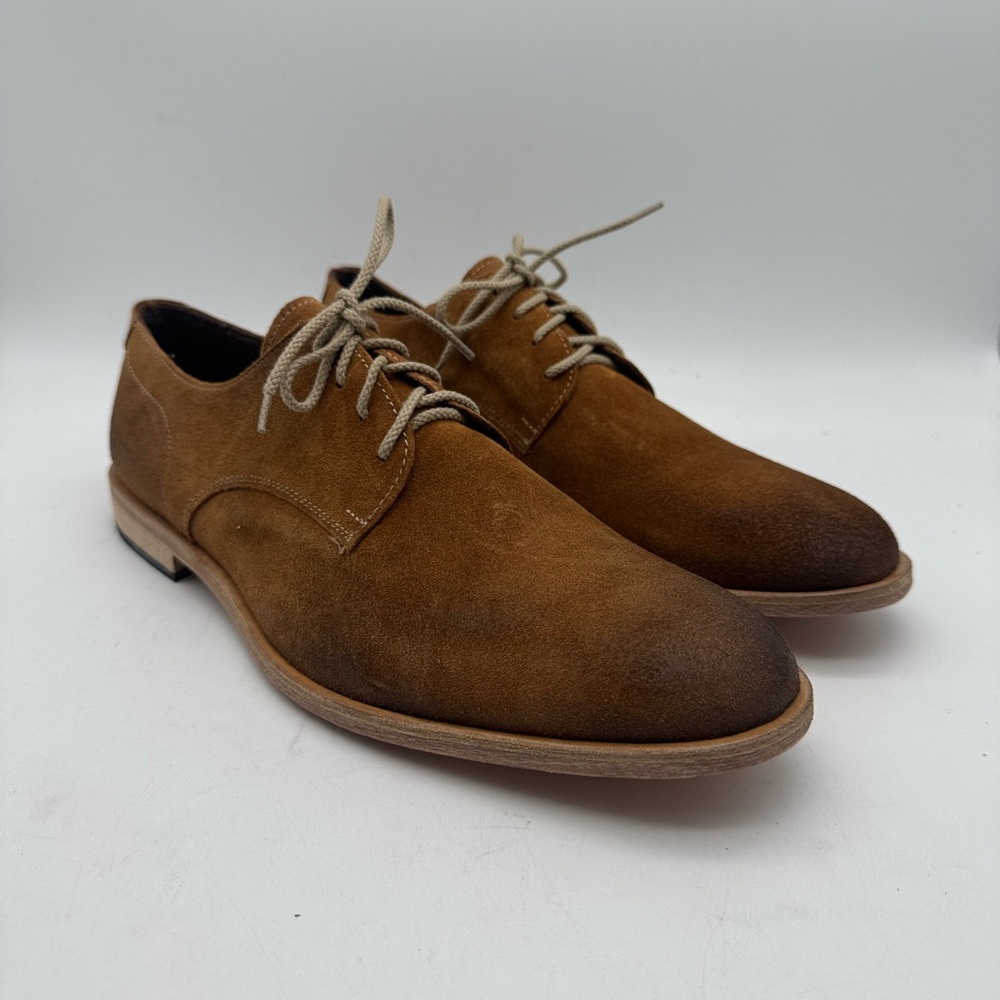 BRAND NEW Emerson Made In Italy Light Brown Suede Derbies Sz EU 43 / US 10